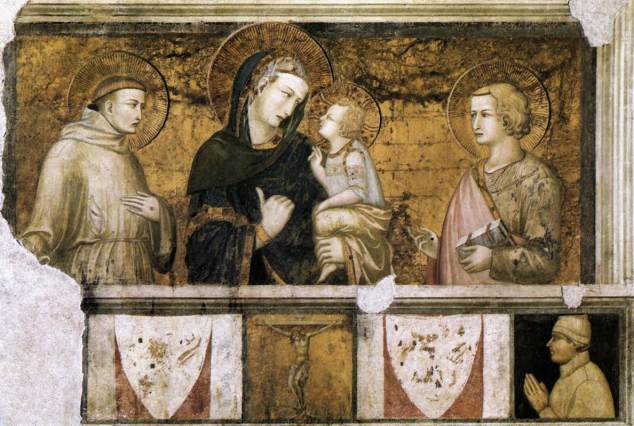 Pietro_Lorenzetti_-_Madonna_with_St_Francis_and_St_John_the_Evangelist_-_WGA13519